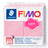 FIMO soft modeling clay package with pink color on a white background