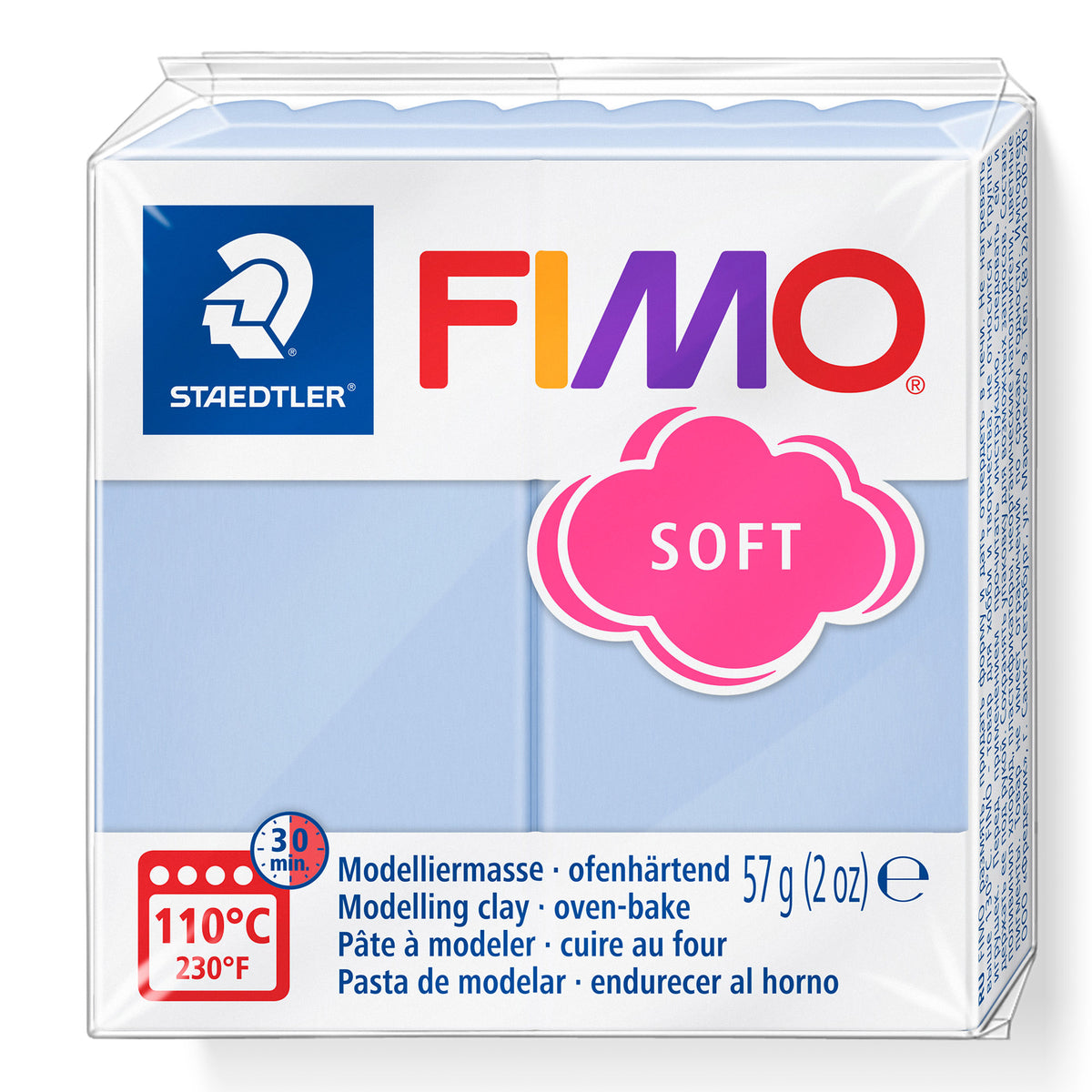 FIMO soft modeling clay packaging with Staédterl logo on a white background
