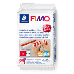FIMO Mix Quick polymer clay softener on a white background