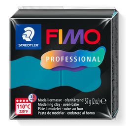 A package of Petrol Coloured FIMO Professional oven-bake modelling clay by Staedtler, 57g (2 oz).