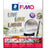 FIMO Stredtler 10-piece metallic leaf metal in silver, shown in its retail packaging with instructions and product examples.