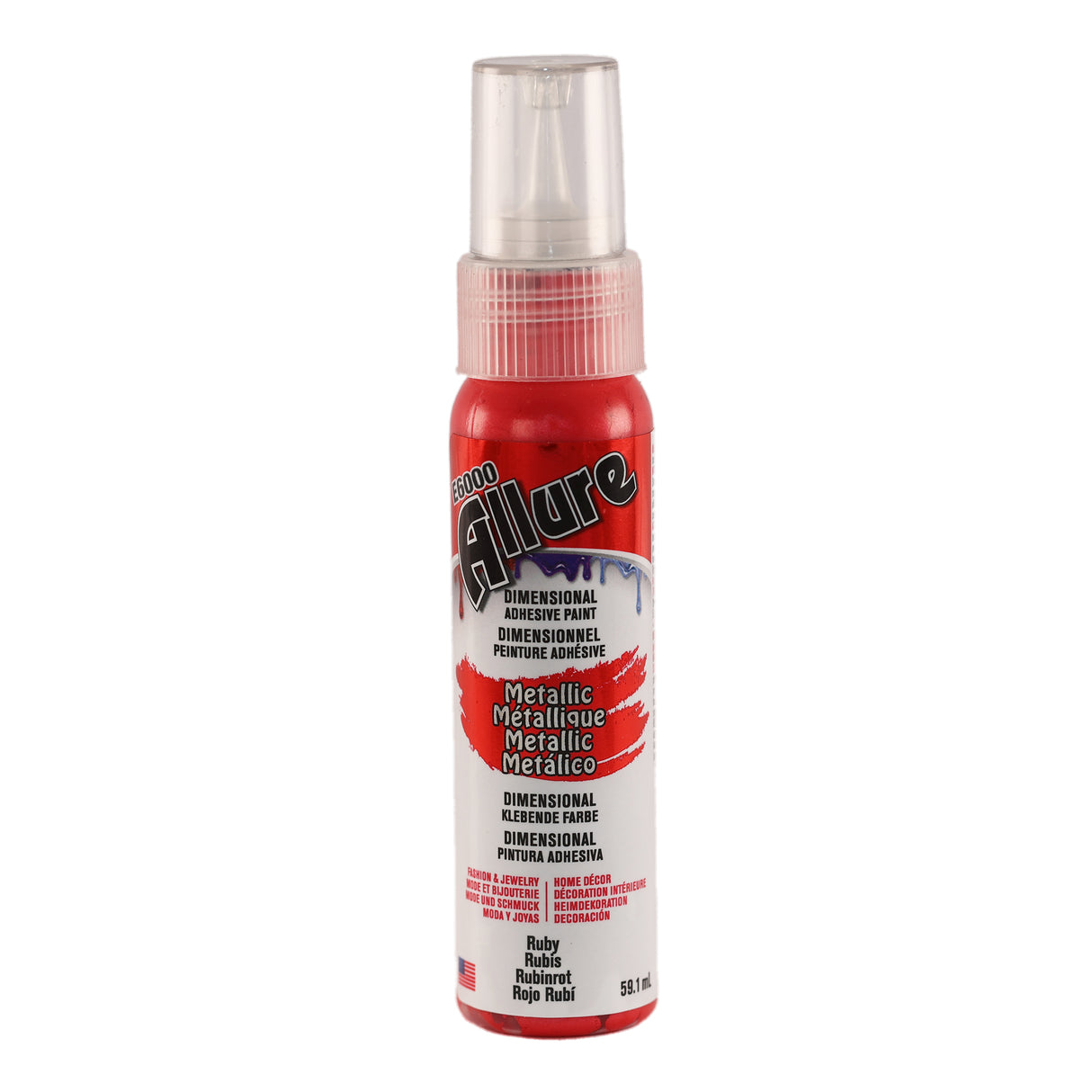 E6000 Allure Dimensional Adhesive Paint in Metallic Red