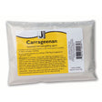 Carrageenan package with yellow label on a white background