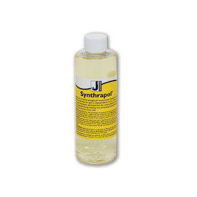 Bottle of Synthrapol on a white background