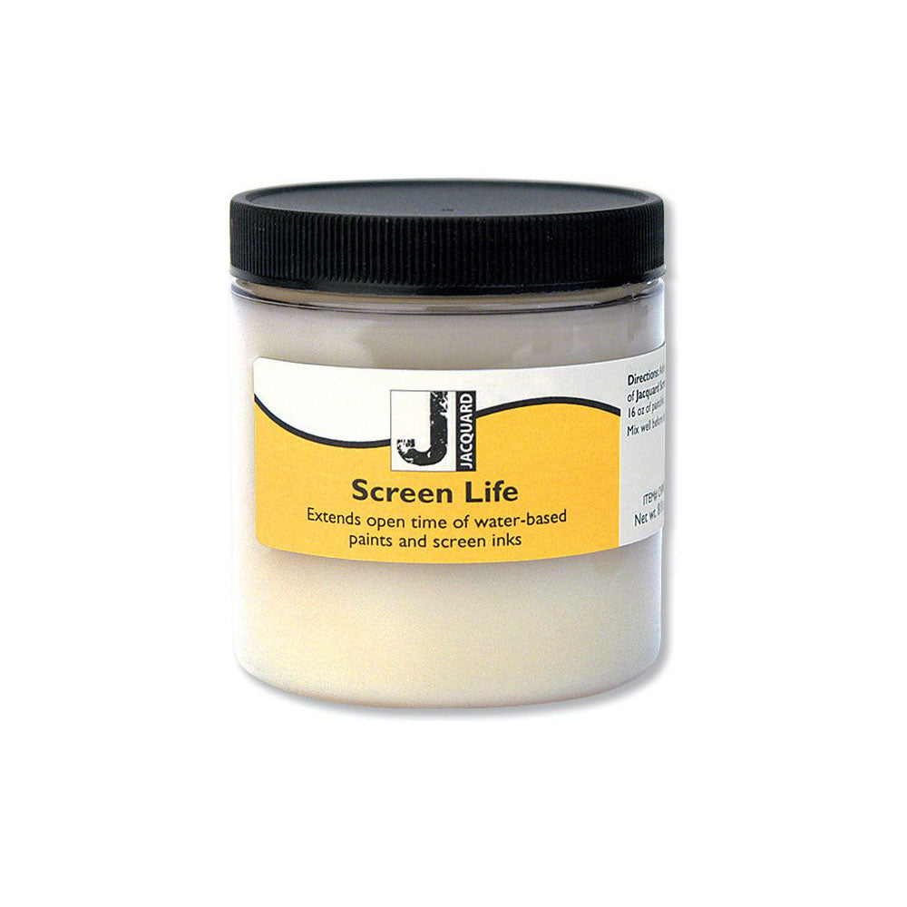 Jar of 'Screen Life' product by Jacquard on a white background