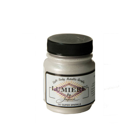 Jacquard Lumiere Metallic Pearlescent Acrylic Paints for Fabric Super Sparkle