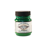 Jacquard Lumiere Metallic Pearlescent Acrylic Paints for Fabric Pearlescent Emerald