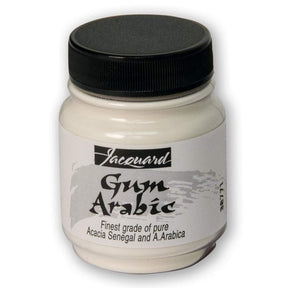 Jar of Jacquard Gum Arabic on a white background