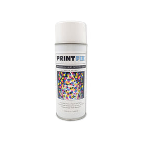 Print Fix spray can on a white background