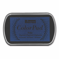 A blue Jacquard pigment color ink pad