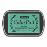 A Ocean Green Jacquard pigment color ink pad