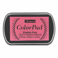 A Shabby Pink Jacquard pigment color ink pad with the brand name 'ColorPad' printed on the label.