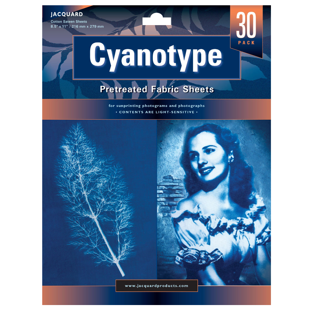 Jacquard Cyanotype Pre-treated Sheets | Sun Print Paper (10 or 30 Pack)