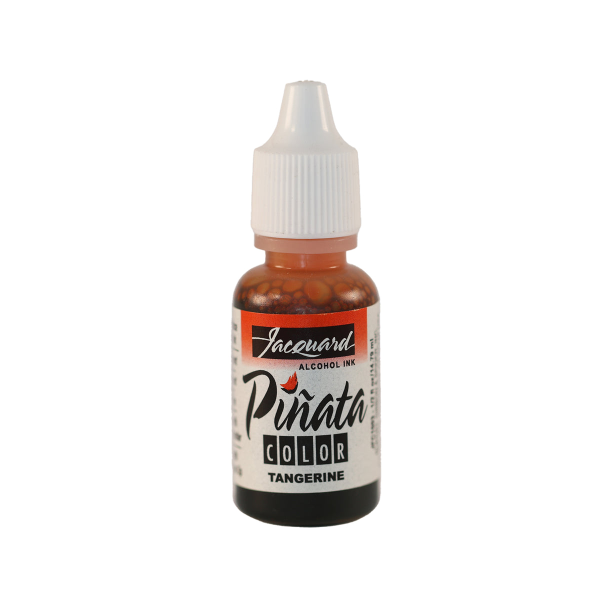 Small Bottle of Jacquard Pinata Colour Alcohol Ink Tangerine.