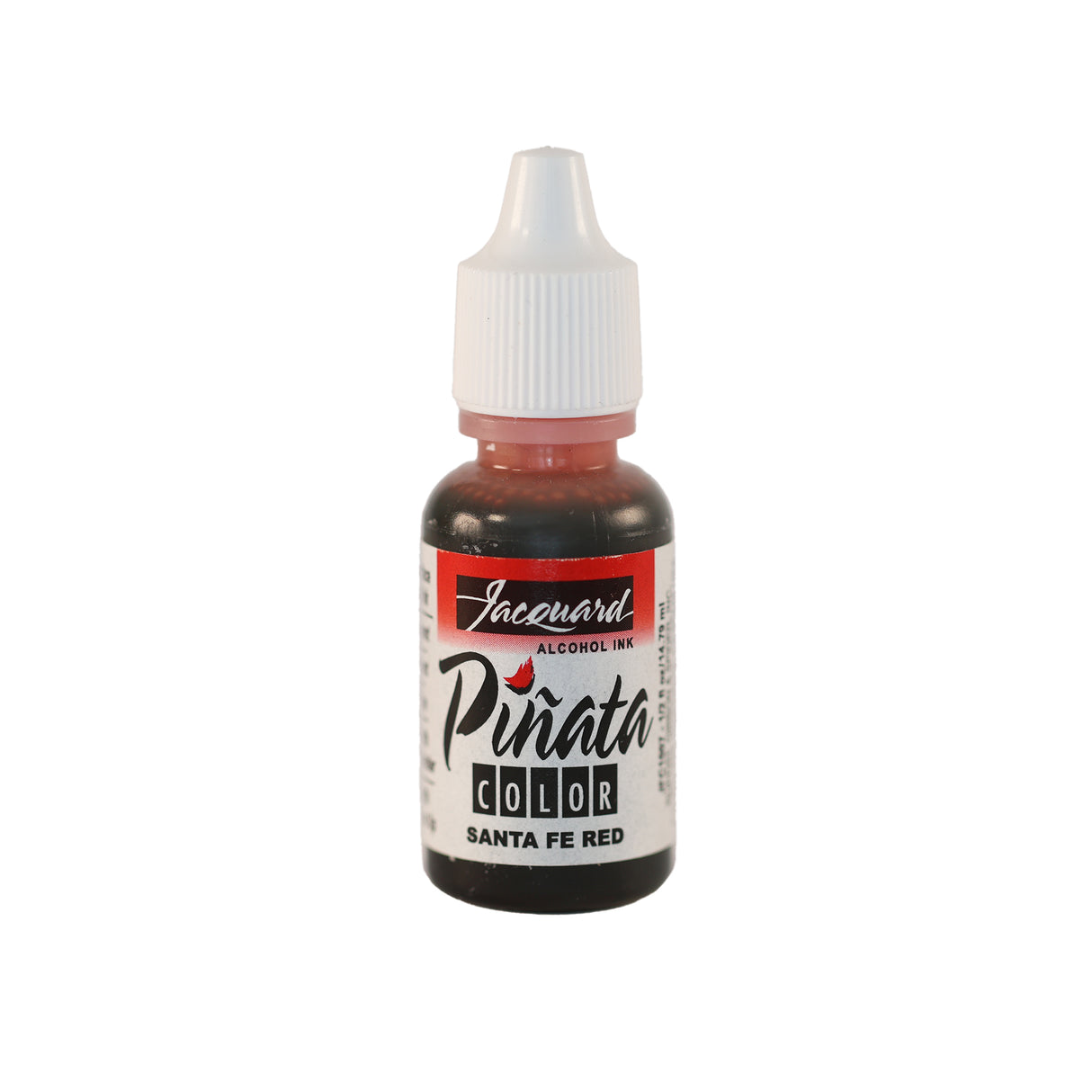 Small Bottle of Jacquard Pinata Colour Alcohol Ink Santa Fe Red.
