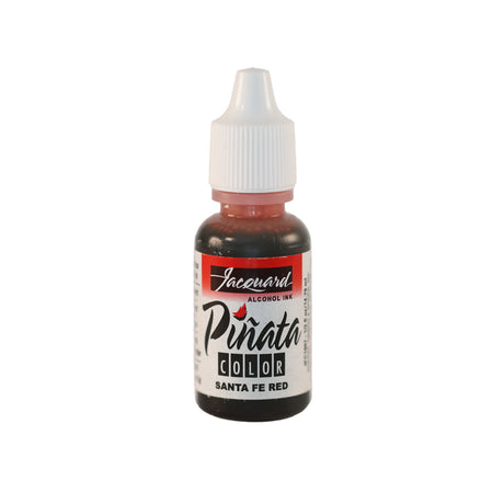 Small Bottle of Jacquard Pinata Colour Alcohol Ink Santa Fe Red.