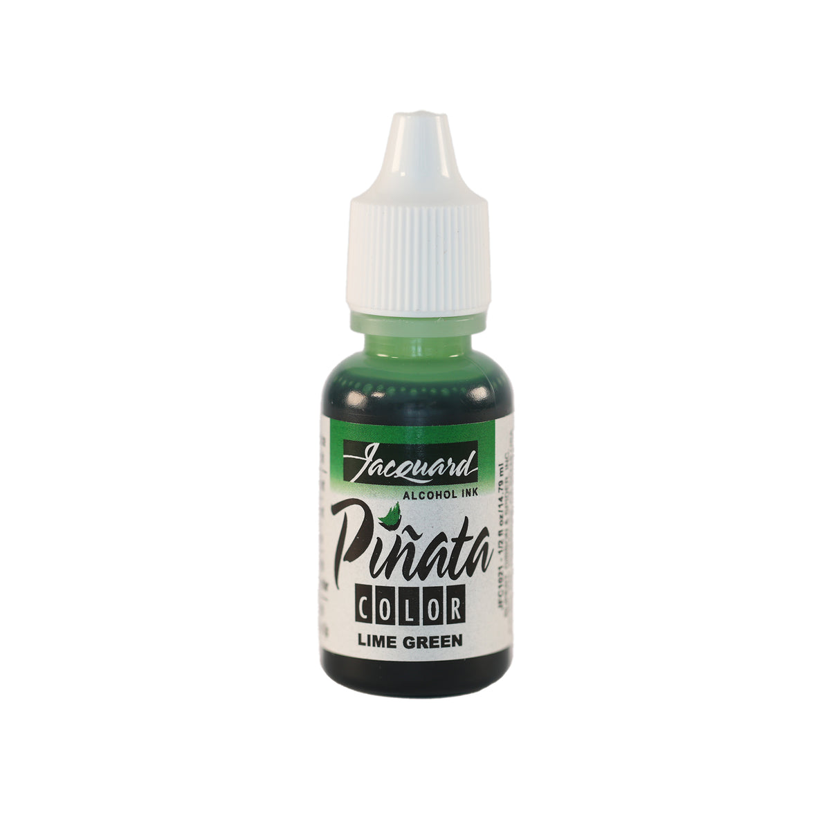 Small Bottle of Jacquard Pinata Colour Alcohol Ink Lime Green.