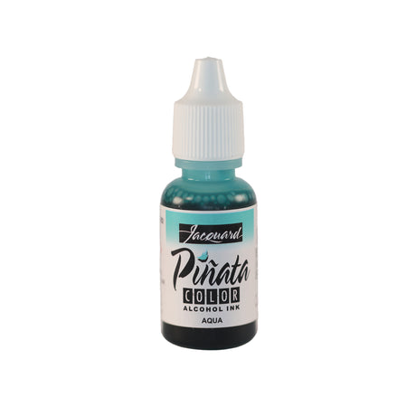 Small Bottle of Jacquard Pinata Colour Alcohol Ink Aqua.