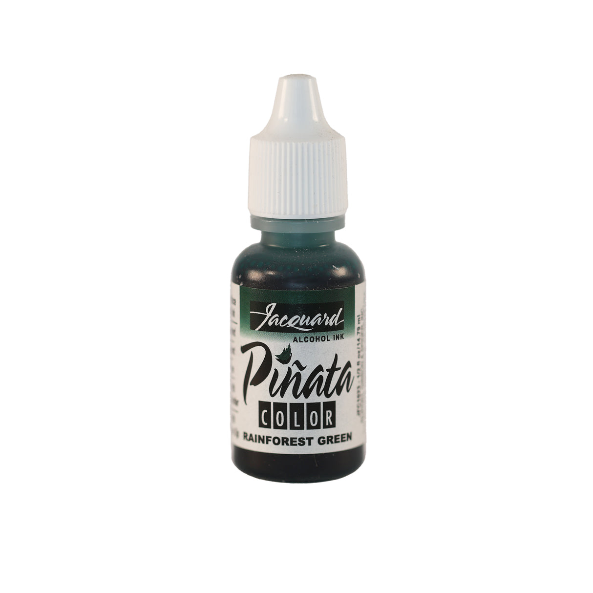 Small Bottle of Jacquard Pinata Colour Alcohol Ink Rainforest Green.