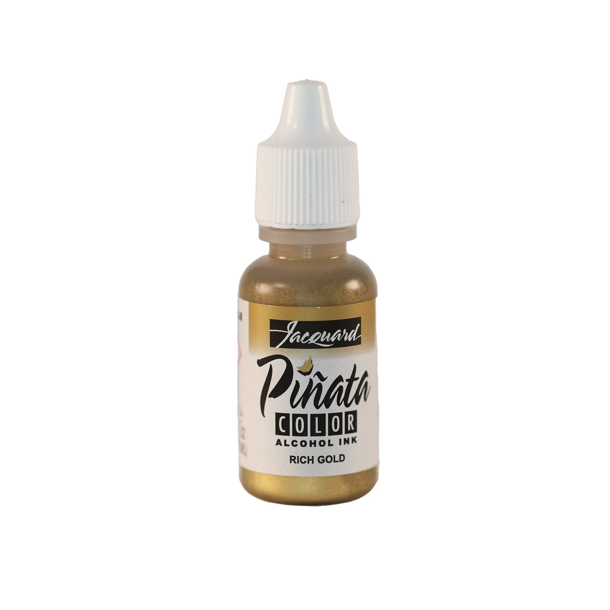 Small Bottle of Jacquard Pinata Colour Alcohol Ink Rich Gold.