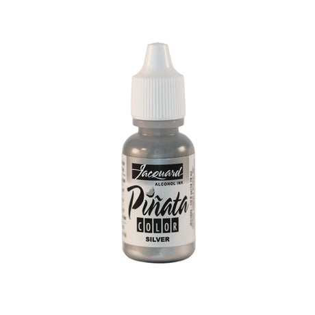 Small Bottle of Jacquard Pinata Colour Alcohol Ink Silver.