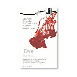 Jacquard iDye Natural Fabric Dye packet Crimson JID1413