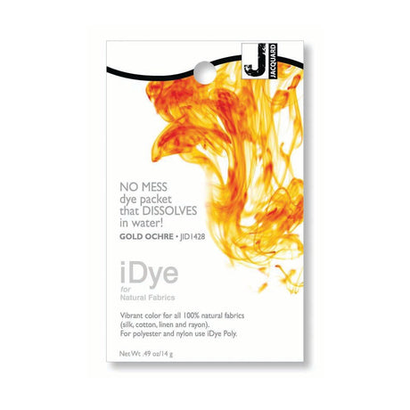 Jacquard iDye Natural Fabric Dye packet Gold Ochre JID1428
