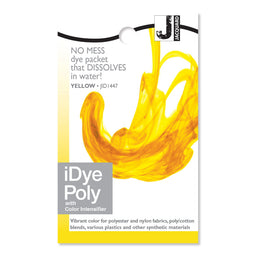 Jacquard iDye Poly Fabric Dye with Colour Intensifier for Synthetic fabrics - Yellow JID1447