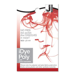 Jacquard iDye Poly Fabric Dye with Colour Intensifier for Synthetic fabrics - Red JID1449