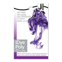 Jacquard iDye Poly Fabric Dye with Colour Intensifier for Synthetic fabrics - Violet JID1450