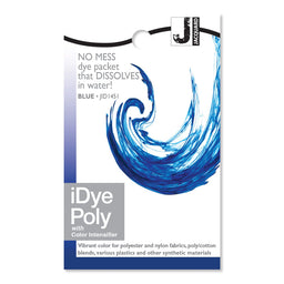 Jacquard iDye Poly Fabric Dye with Colour Intensifier for Synthetic fabrics - Blue JID1451