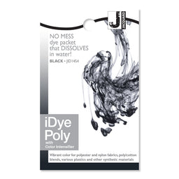 Jacquard iDye Poly Fabric Dye with Colour Intensifier for Synthetic fabrics - Black JID1454