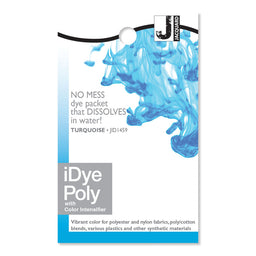 Jacquard iDye Poly Fabric Dye with Colour Intensifier for Synthetic fabrics - Turquoise JID1459