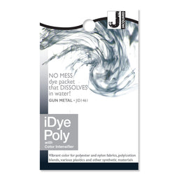 Jacquard iDye Poly Fabric Dye with Colour Intensifier for Synthetic fabrics -Gun Metal JID1461