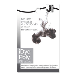 Packet of Jacquard iDye Poly Fabric Dye with Colour Intensifier Silver Grey