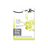 iDye Poly neon yellow dye packet on a white background