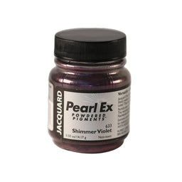 A small container of Jacquard Pearl Ex Powdered Pigments in Shimmer Violet 633