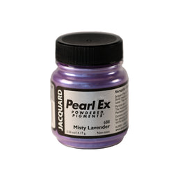 A small container of Jacquard Pearl Ex Powdered Pigments in Misty Lavender 688.