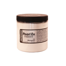 A jar of Jacquard Pearl Ex Mica Powder Pigment 650 Micropearl 21 grams