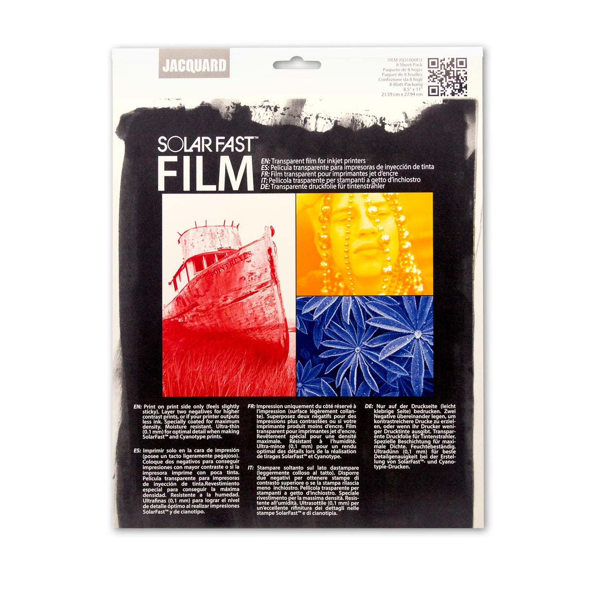 Jacquard SolarFast Film – Transparencies for Sun Printing