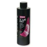 A bottle of Jacquard Solarfast Sunlight (UV) Dye Violet