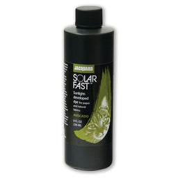 A bottle of Jacquard Solarfast Sunlight (UV) Dye Avacado