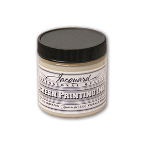 Jacquard screen printing ink extender in a jar on a white background