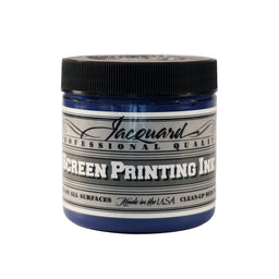 Jar of Jacquard Screen Printing Ink Opaque Navy colour.