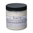 A jar of Jacquard Professional Screen Printing Ink with a label indicating it is a clear extender for making inks more transparent.