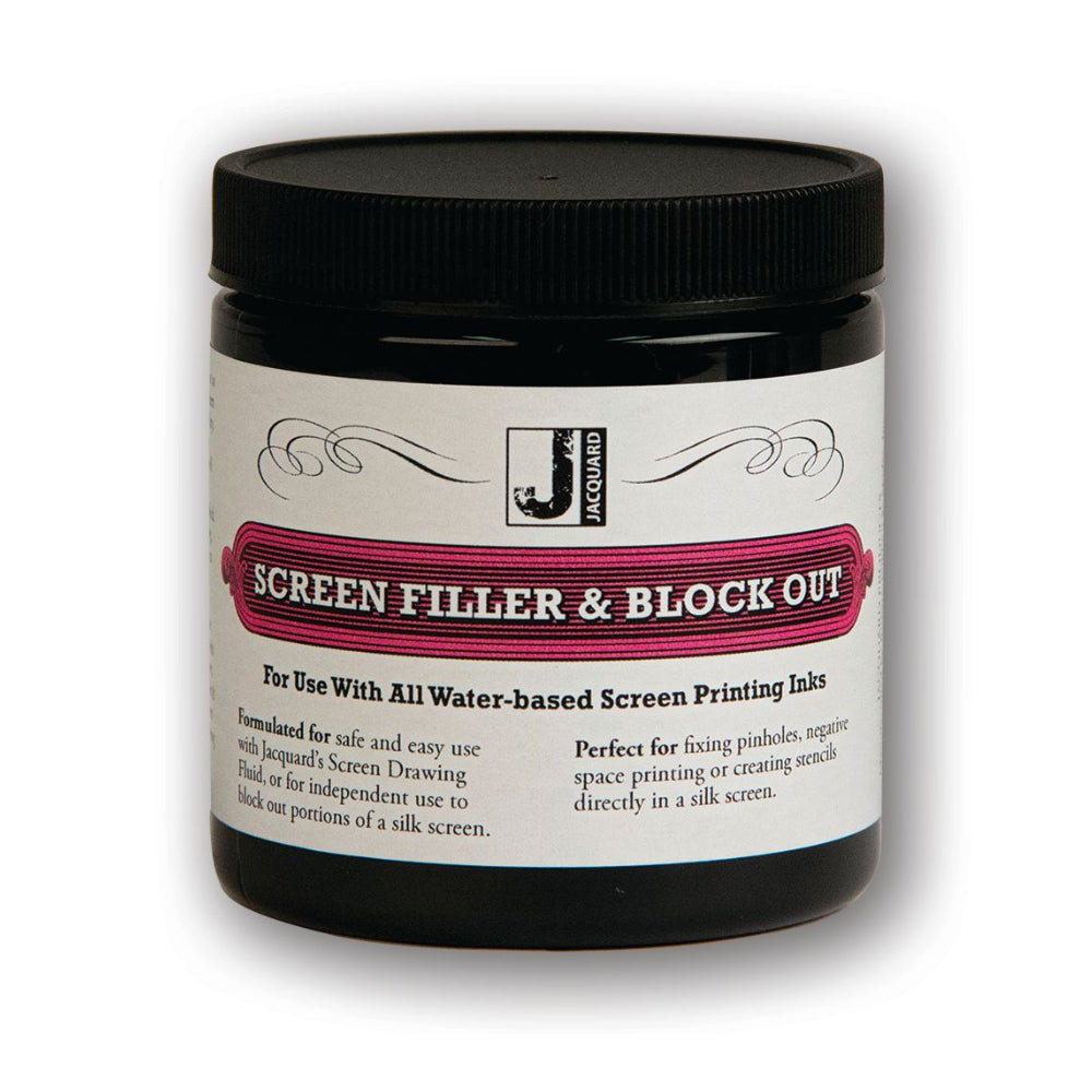 Jacquard Screen Filler & Block Out 237ml (8oz) – Screen Printing Stencil Blocker (JSI2771)