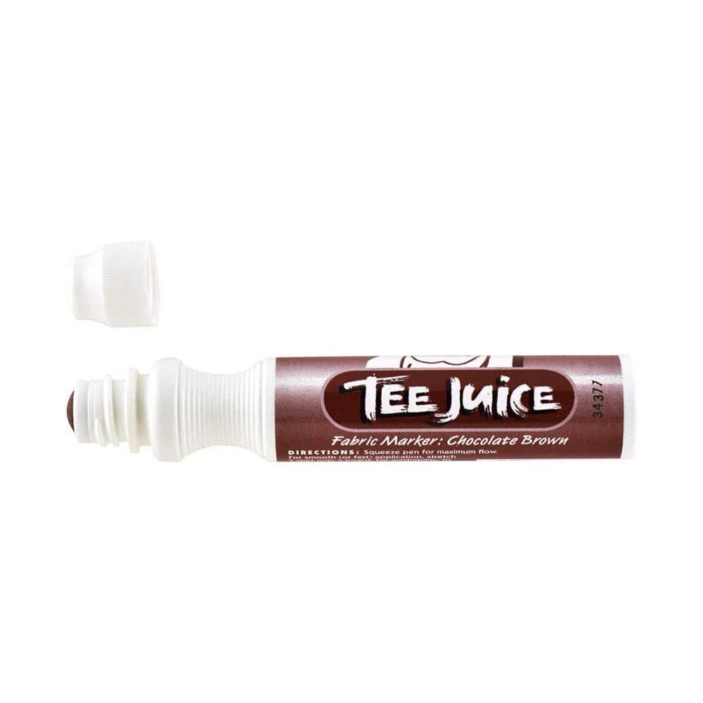 Tee Juice Brown Fabric Marker Pen Thick Tip