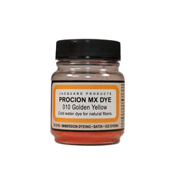 Procion MX Dye jar on a white background