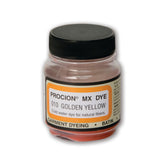 Jacquard Procion MX fabric dye jar in 010 Golden Yellow.
