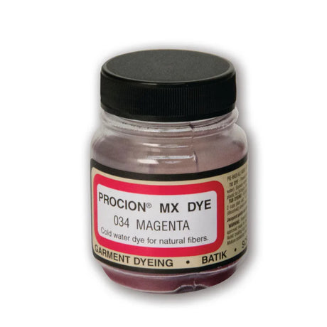 Jacquard Procion MX fabric dye jar in 034 Magenta